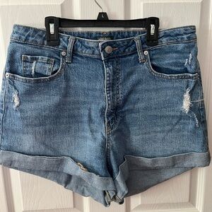 Wild Fable Blue Jean Shorts with Cuffed Hem